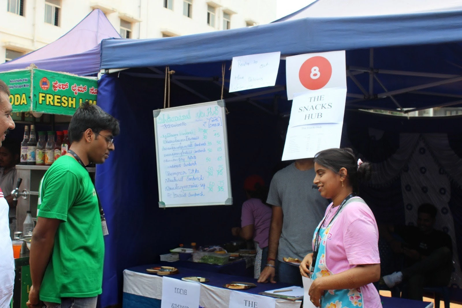 Food stall moment seven